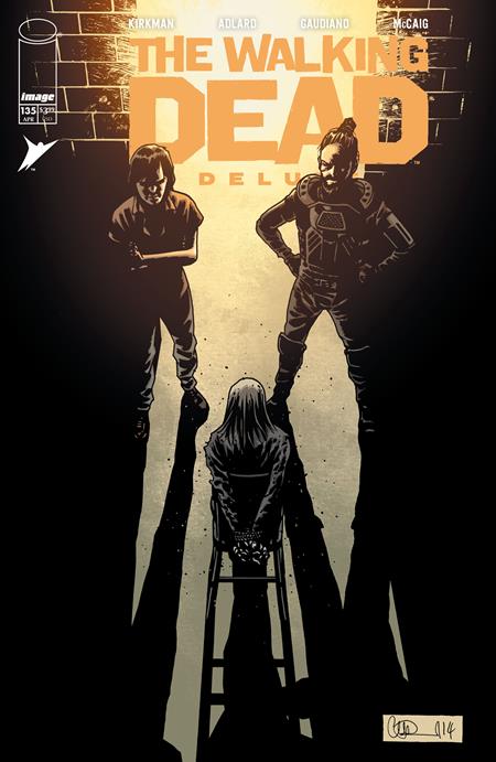WALKING DEAD DELUXE #135 CVR B CHARLIE ADLARD & DAVE MCCAIG VAR