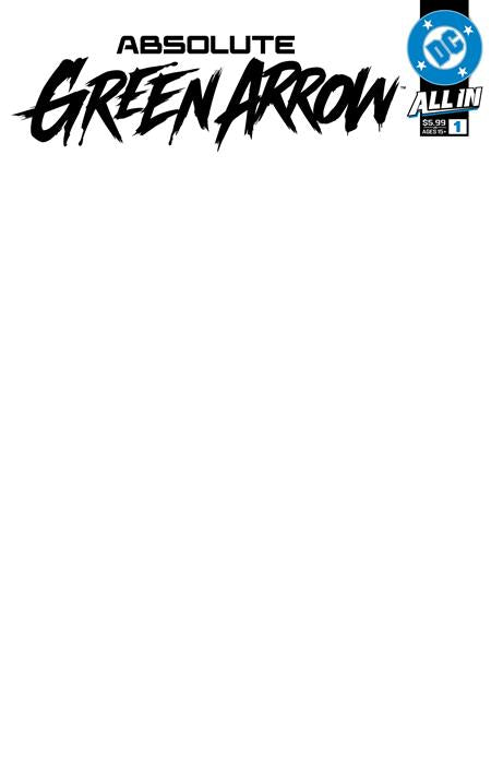 ABSOLUTE GREEN ARROW #1 (OF 6) CVR G BLANK CARD STOCK VAR