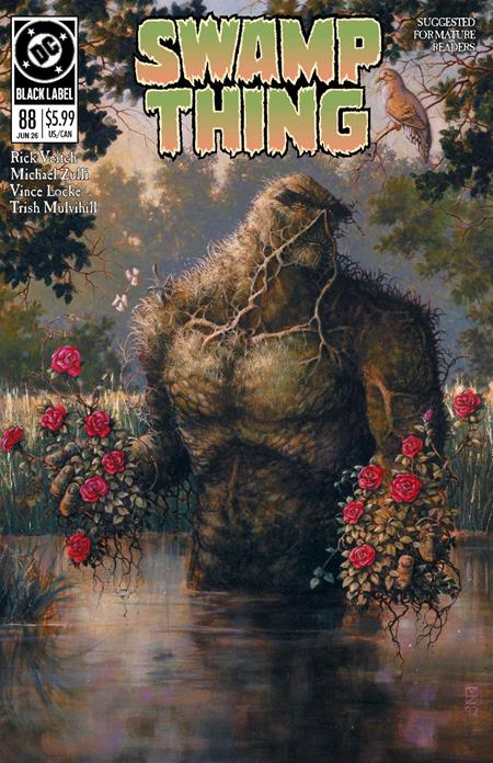 SWAMP THING 1989 #1 (OF 4) Second Printing Cvr B Michael Zulli Card Stock Var