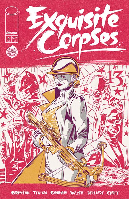 EXQUISITE CORPSES #4 CVR C MICHAEL WALSH POLYBAGGED & PLAYING CARD VAR
