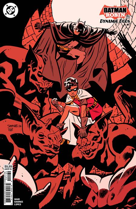 BATMAN & ROBIN YEAR ONE DYNAMIC DUOS #1 (OF 12) SECOND PRINTING CVR B CHRIS SAMNEE CARD STOCK VAR