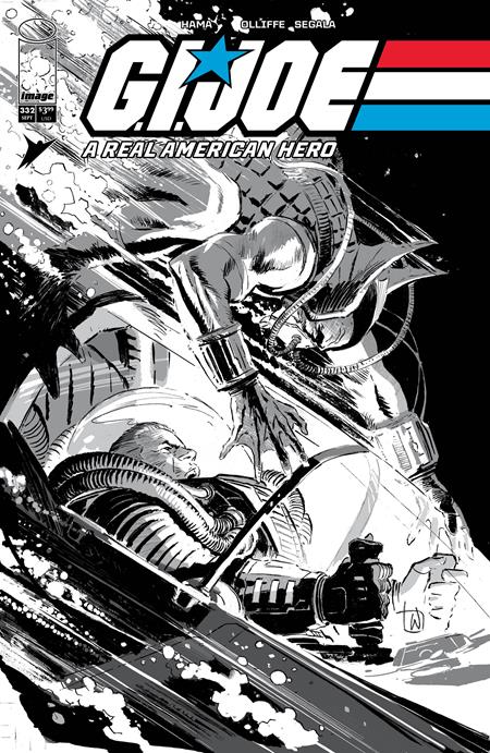 GI JOE A REAL AMERICAN HERO #332 CVR B LEE WEEKS B&W VAR
