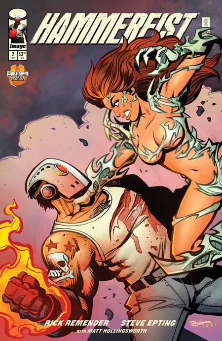 HAMMERFIST #2 CVR C BRETT PARSON WITCHBLADE TEAM UP VAR