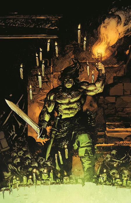CONAN THE BARBARIAN TIDES OF THE TYRANT KING #1 (OF 4) CVR J GERARDO ZAFFINO VIRGIN CARDSTOCK VAR