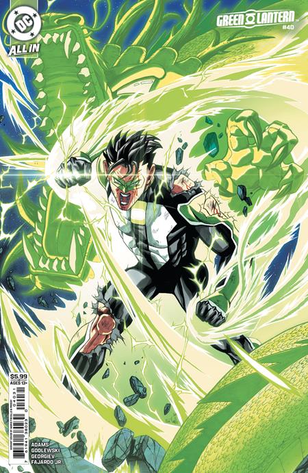 GREEN LANTERN #40 CVR C MARIO FOCCILLO CARD STOCK VAR