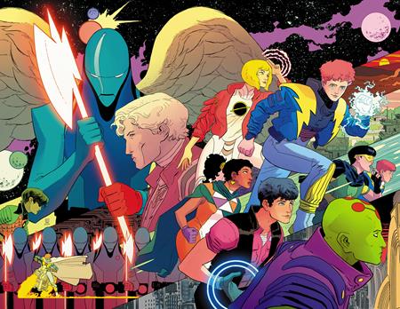 LEGION OF SUPER-HEROES #1 SECOND PRINTING CVR A HAYDEN SHERMAN WRAPAROUND