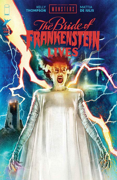 UNIVERSAL MONSTERS THE BRIDE OF FRANKENSTEIN LIVES #1 (OF 4) CVR B JOSHUA MIDDLETON VAR