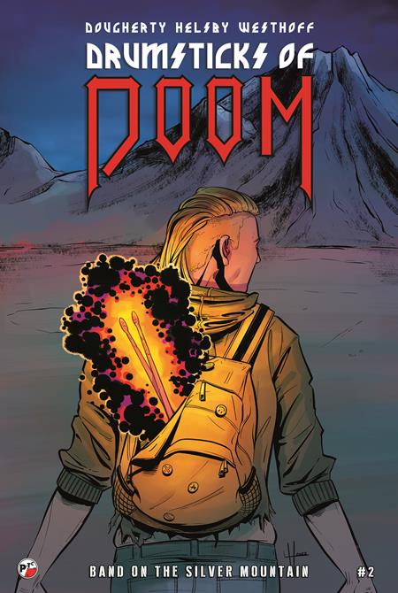DRUMSTICKS OF DOOM BAND ON THE SILVER MOUNATIN #2 (OF 3) CVR A LAURA HELSBY