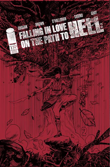 FALLING IN LOVE ON THE PATH TO HELL #5 Second Printing Cvr A Garry Brown (MR)