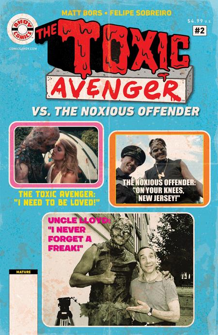 TOXIC AVENGER VS THE NOXIOUS OFFENDER #2 (OF 5) CVR C 5 COPY TROMA PHOTO UNLOCK VAR