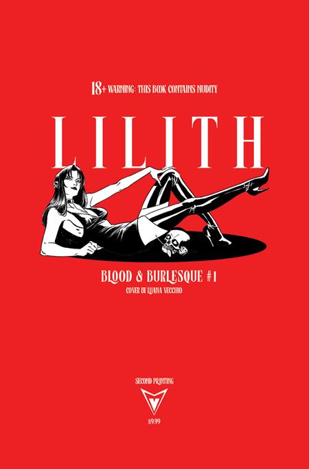 LILITH BLOOD AND BURLESQUE #1 (OF 5) 2ND PTG CVR D LUANA VECCHIO NSFW BLACK BAG VAR