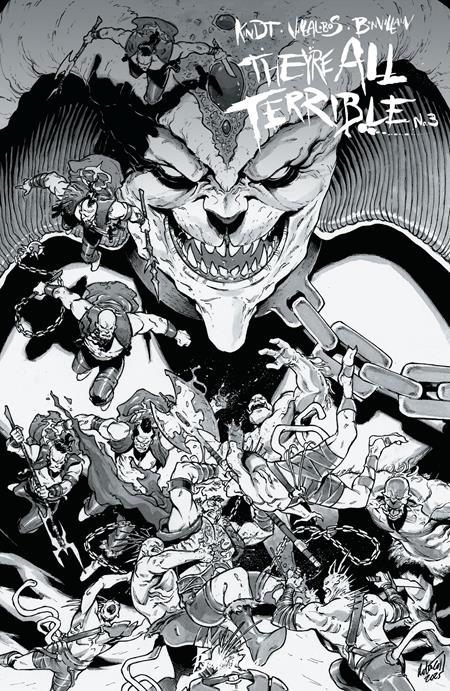 THEYRE ALL TERRIBLE #3 (OF 4) CVR B ROBERT GILL VAR