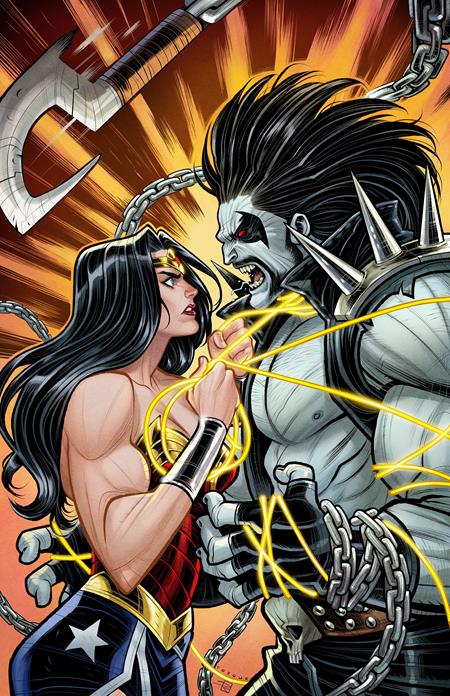 DC K.O. WONDER WOMAN VS LOBO #1 (ONE SHOT) CVR D ELIZABETH TORQUE CARD STOCK VAR