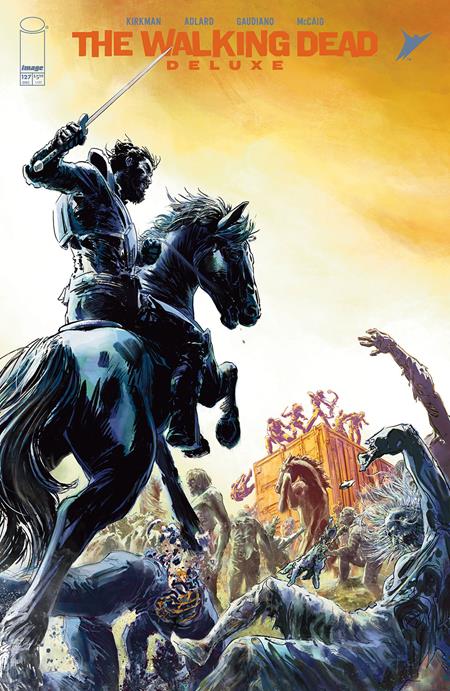 WALKING DEAD DELUXE #127 CVR C STEFFANO GAUDIANO CONNECTING VAR