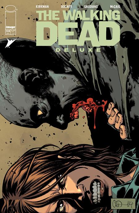 WALKING DEAD DELUXE #128 CVR B CHARLIE ADLARD & DAVE MCCAIG VAR