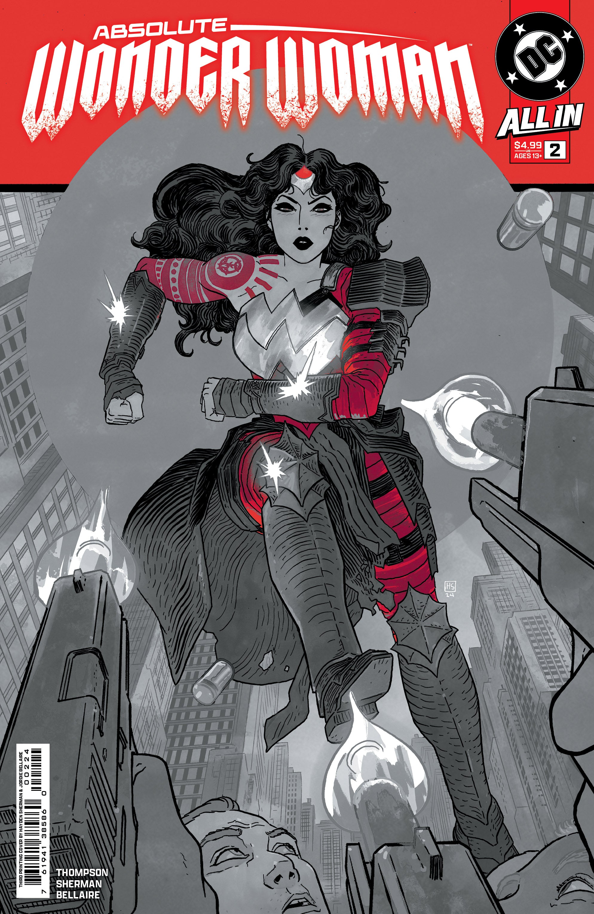 ABSOLUTE WONDER WOMAN #2 THIRD PRINTING