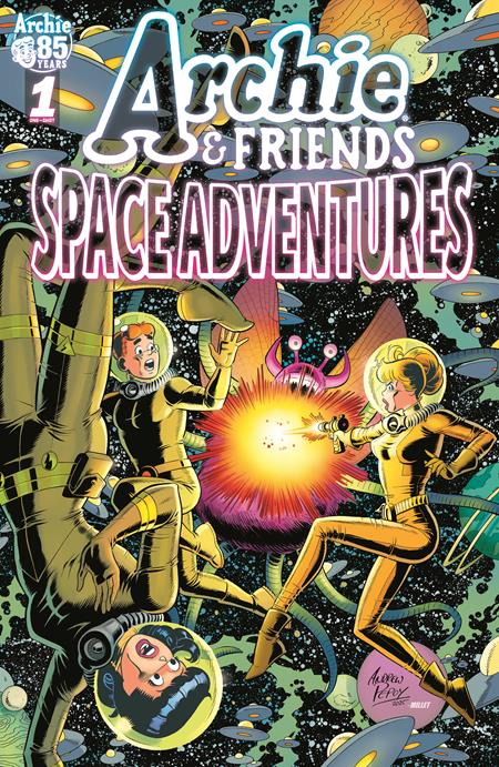 ARCHIE & FRIENDS #20 SPACE ADVENTURES CVR B ANDREW PEPOY JASON MILLET VAR