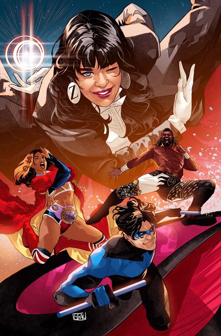 DC X AEW #1 (OF 2) CVR C EDWIN GALMON CARD STOCK VAR