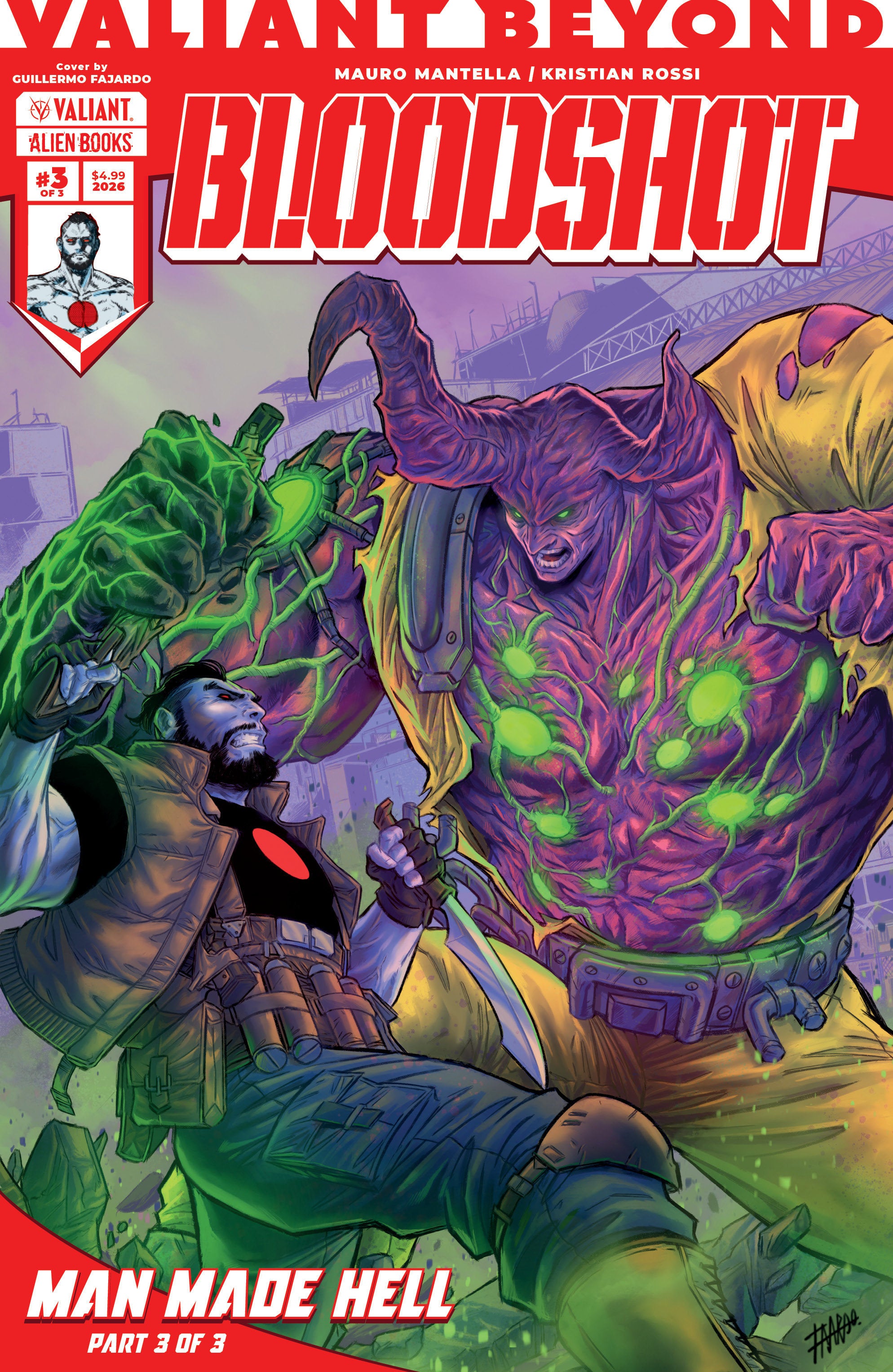 VALIANT BEYOND: BLOODSHOT #6--MAN MADE HELL #3 COVER A (FAJARDO)