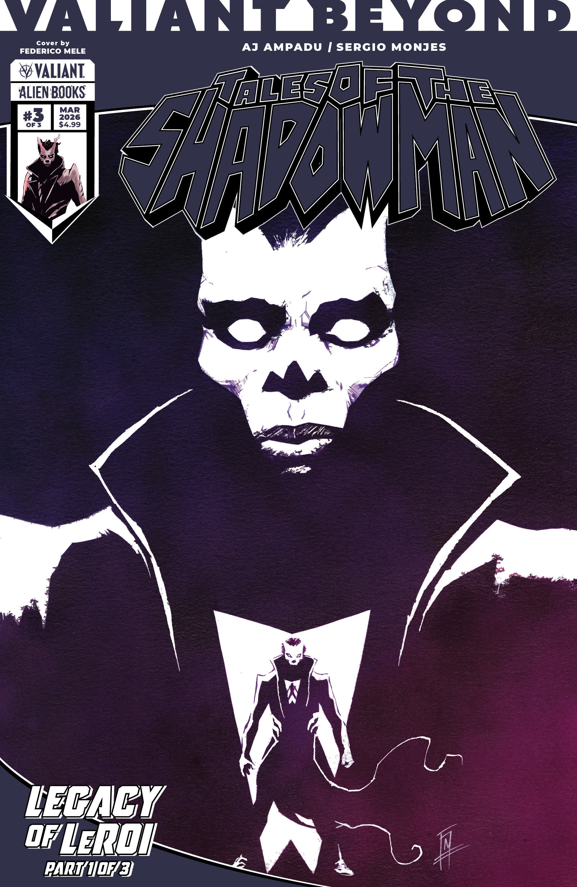 VALIANT BEYOND: TALES OF THE SHADOWMAN #7--LEGACY OF LEROI #1 VARIANT B (MELE)