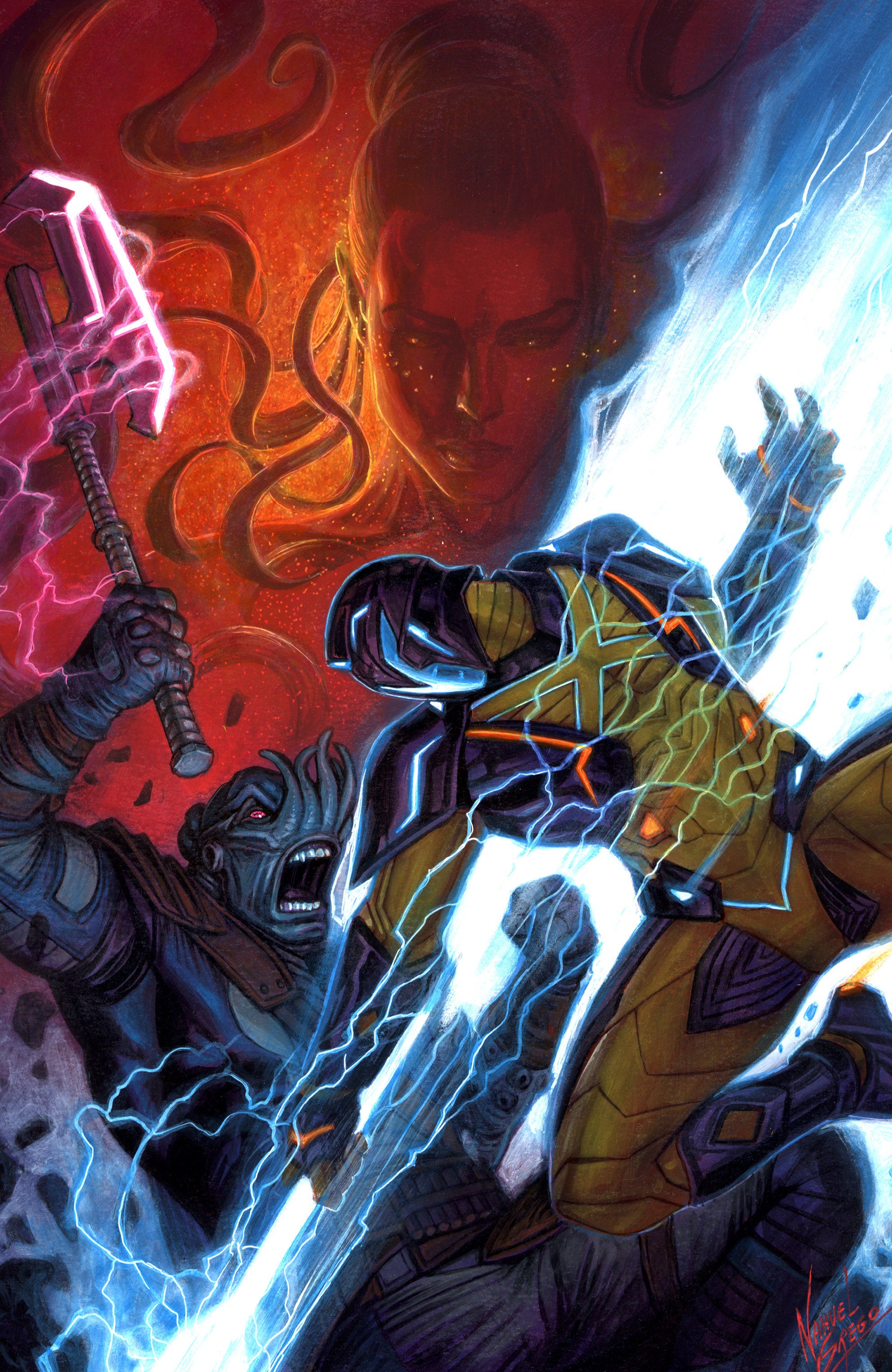 VALIANT BEYOND: THE X-O MANOWAR #7--THE GOD HUNT #3 VARIANT C (GREGO FULL ART)