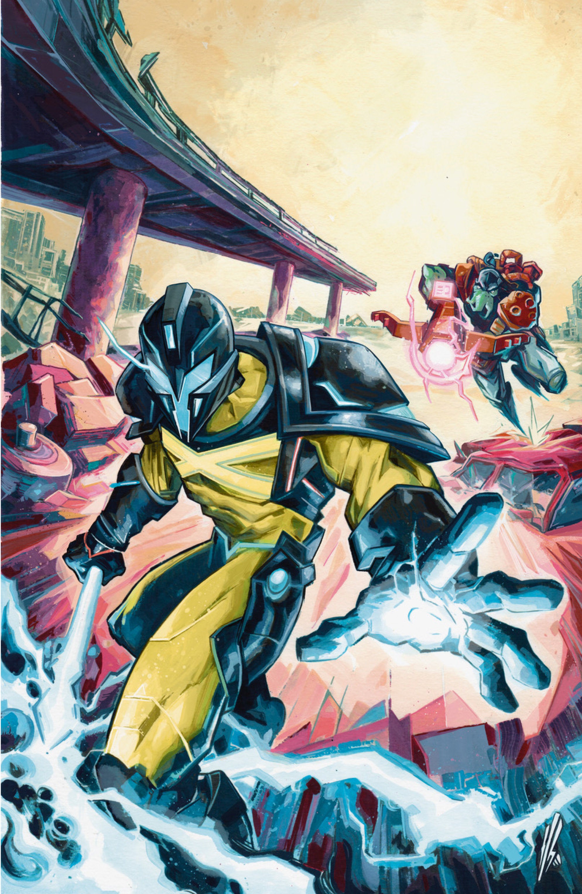 VALIANT BEYOND: THE X-O MANOWAR #7--THE GOD HUNT #3 VARIANT D (LOCATELLI FULL ART)
