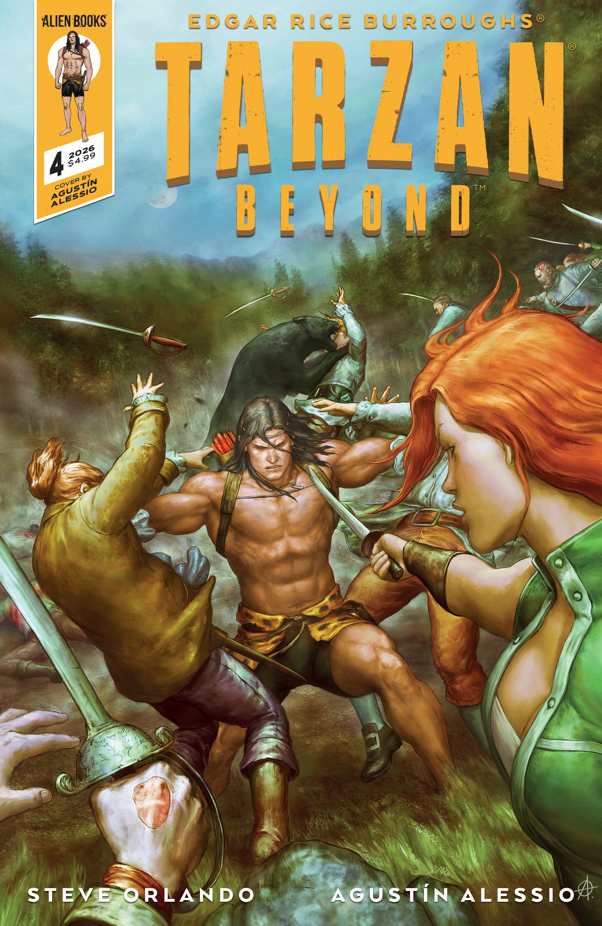 TARZAN BEYOND #4 COVER A (ALESSIO)