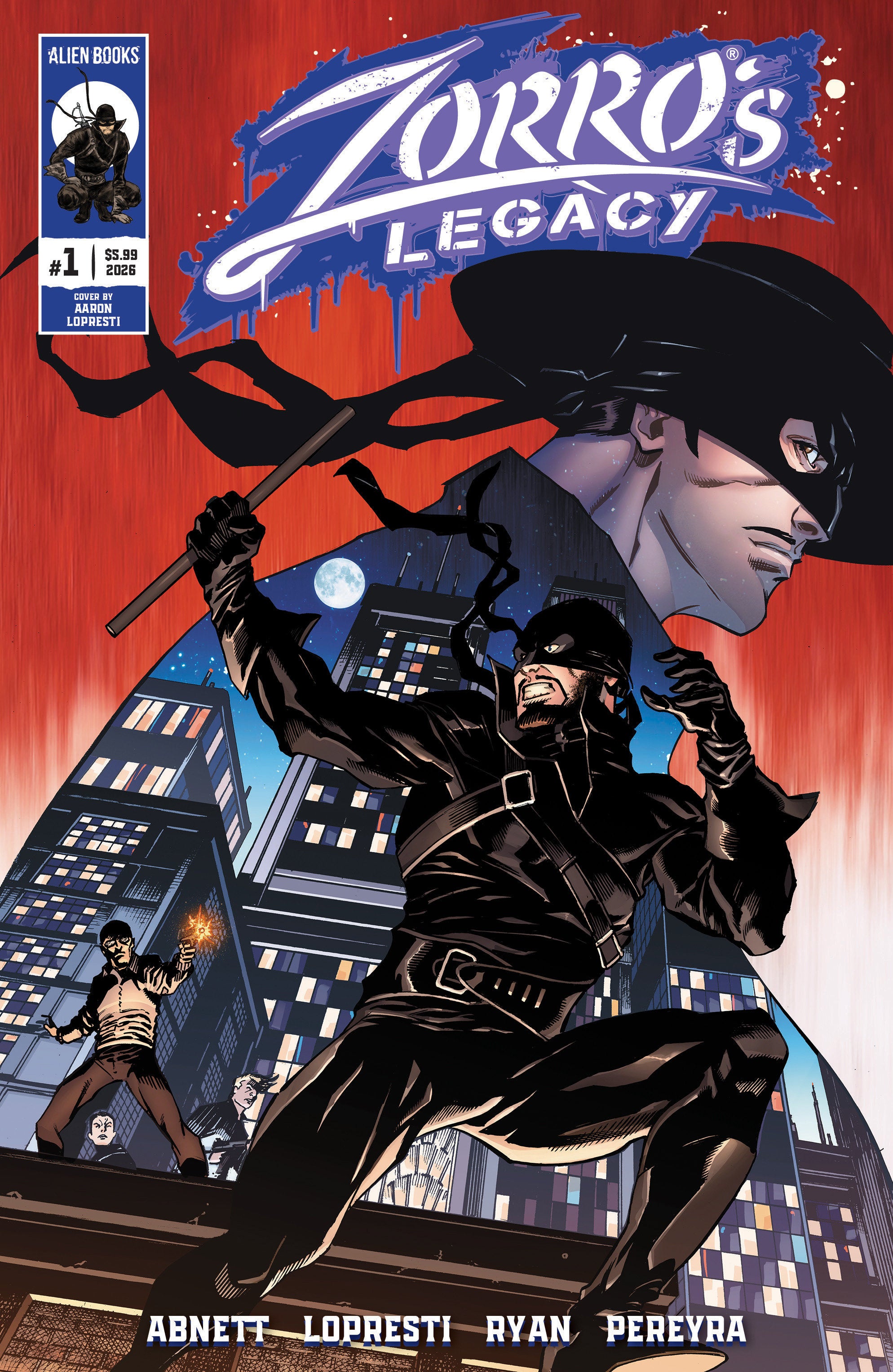 ZORRO'S LEGACY #1 COVER A (LOPRESTI)
