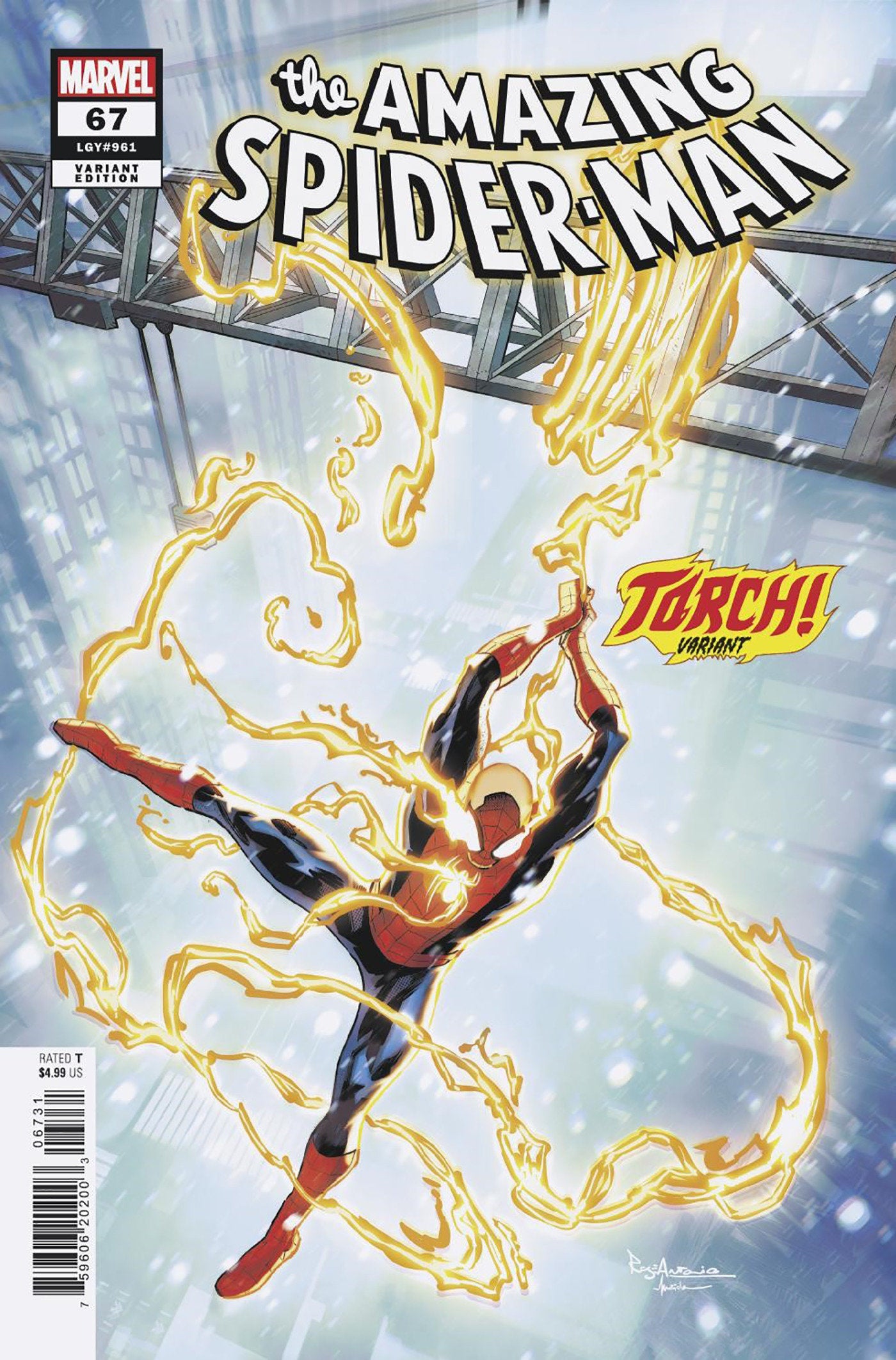 AMAZING SPIDER-MAN #67 ROGE ANTONIO TORCH! VARIANT