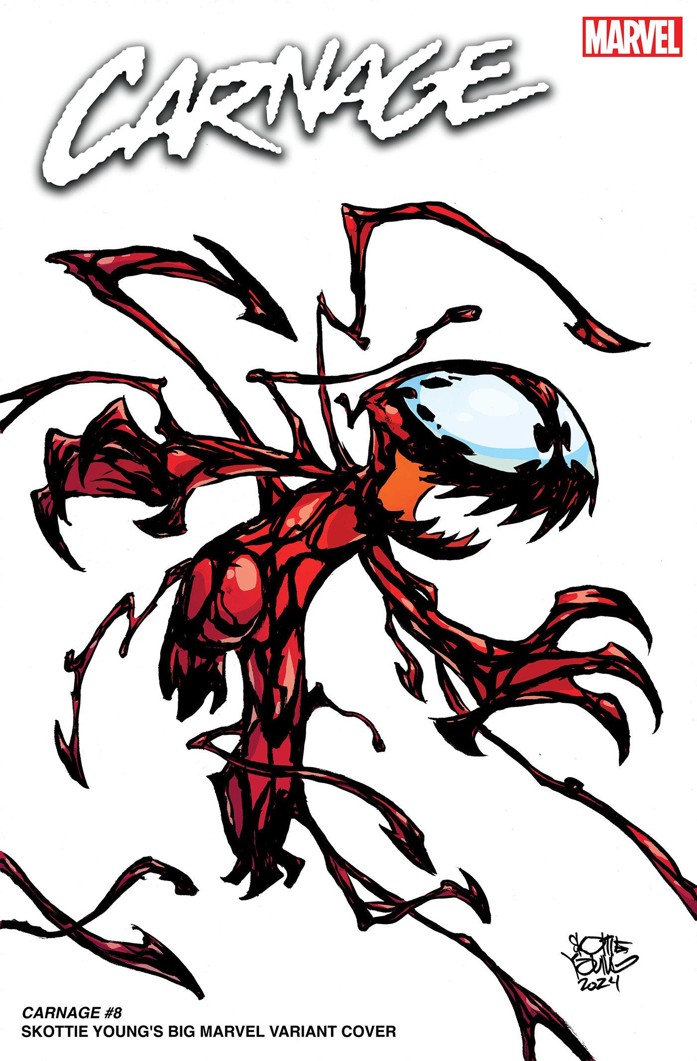 CARNAGE #8 SKOTTIE YOUNG'S BIG MARVEL VARIANT