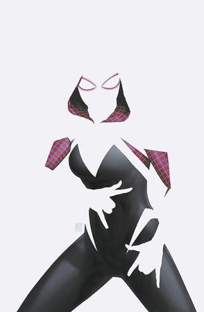 SPIDER-GWEN: SMASH 1 JOHN TYLER CHRISTOPHER NEGATIVE SPACE VIRGIN VARIANT