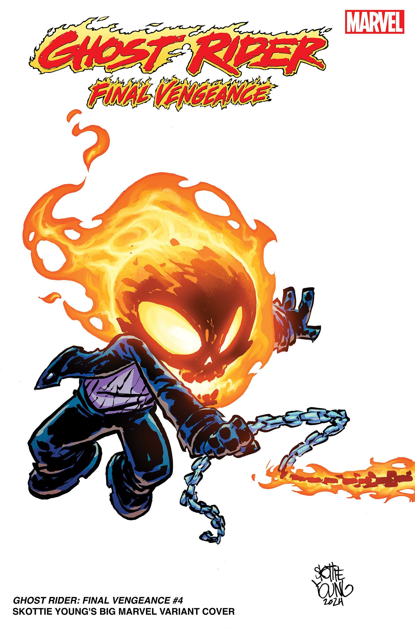 GHOST RIDER: FINAL VENGEANCE #4 SKOTTIE YOUNG'S BIG MARVEL VARIANT