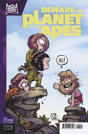 BEWARE THE PLANET OF THE APES 1 SKOTTIE YOUNG VARIANT