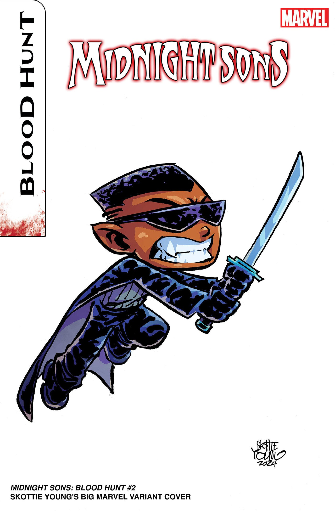 MIDNIGHT SONS: BLOOD HUNT #2 SKOTTIE YOUNG'S BIG MARVEL VARIANT [BH ...