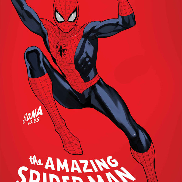 AMAZING SPIDER-MAN #21 DAVID NAKAYAMA COLOR BLOCK RED VARIANT