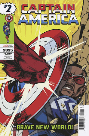 SAM WILSON, CAPTAIN AMERICA #2 KHARY RANDOLPH MARVEL STUDIOS VARIANT