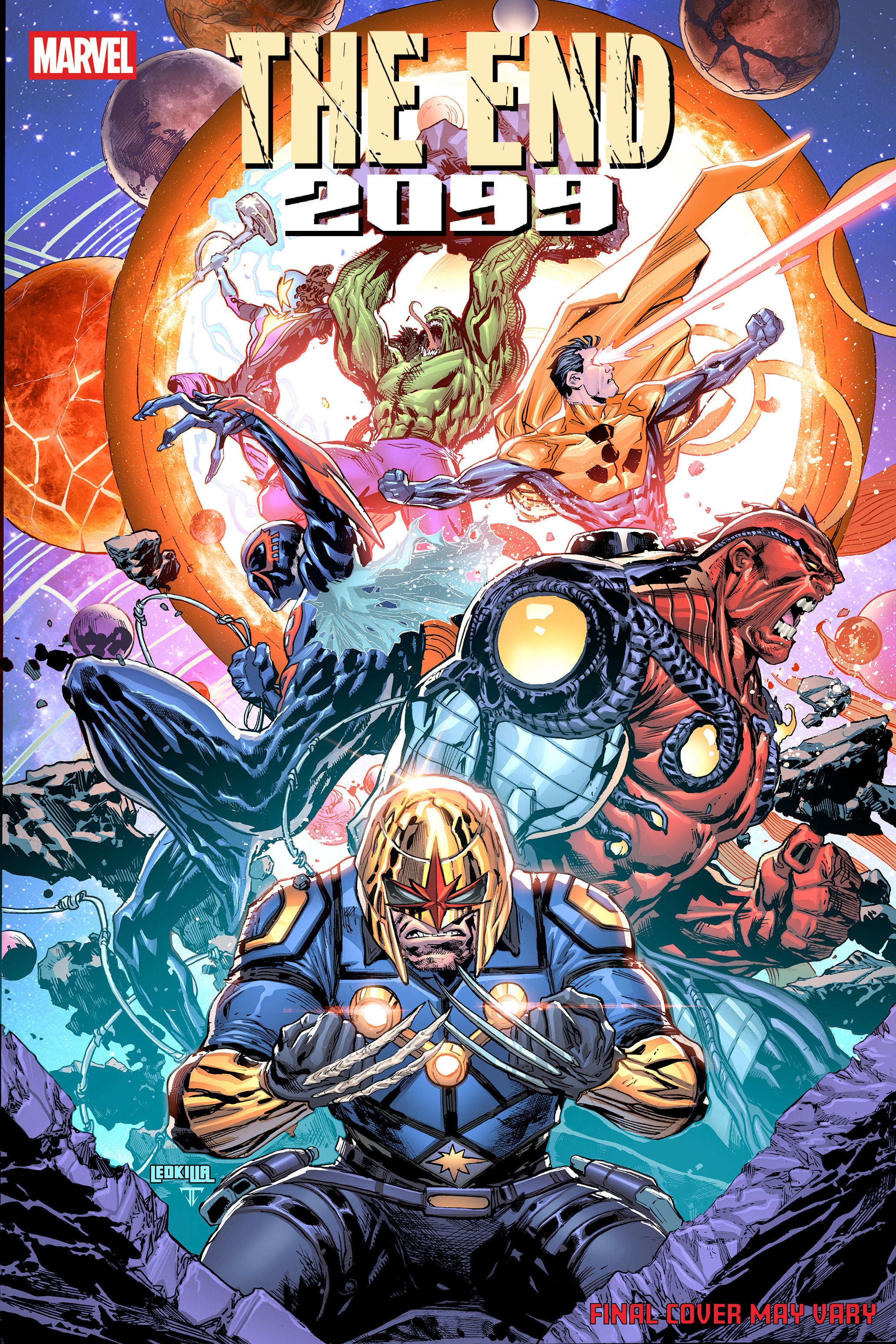 THE END 2099 #4 KEN LASHLEY BATTLE VARIANT