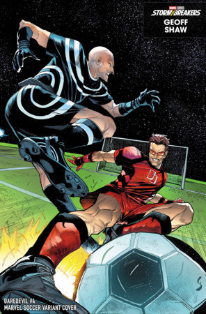 DAREDEVIL #4 GEOFF SHAW MARVEL SOCCER VARIANT