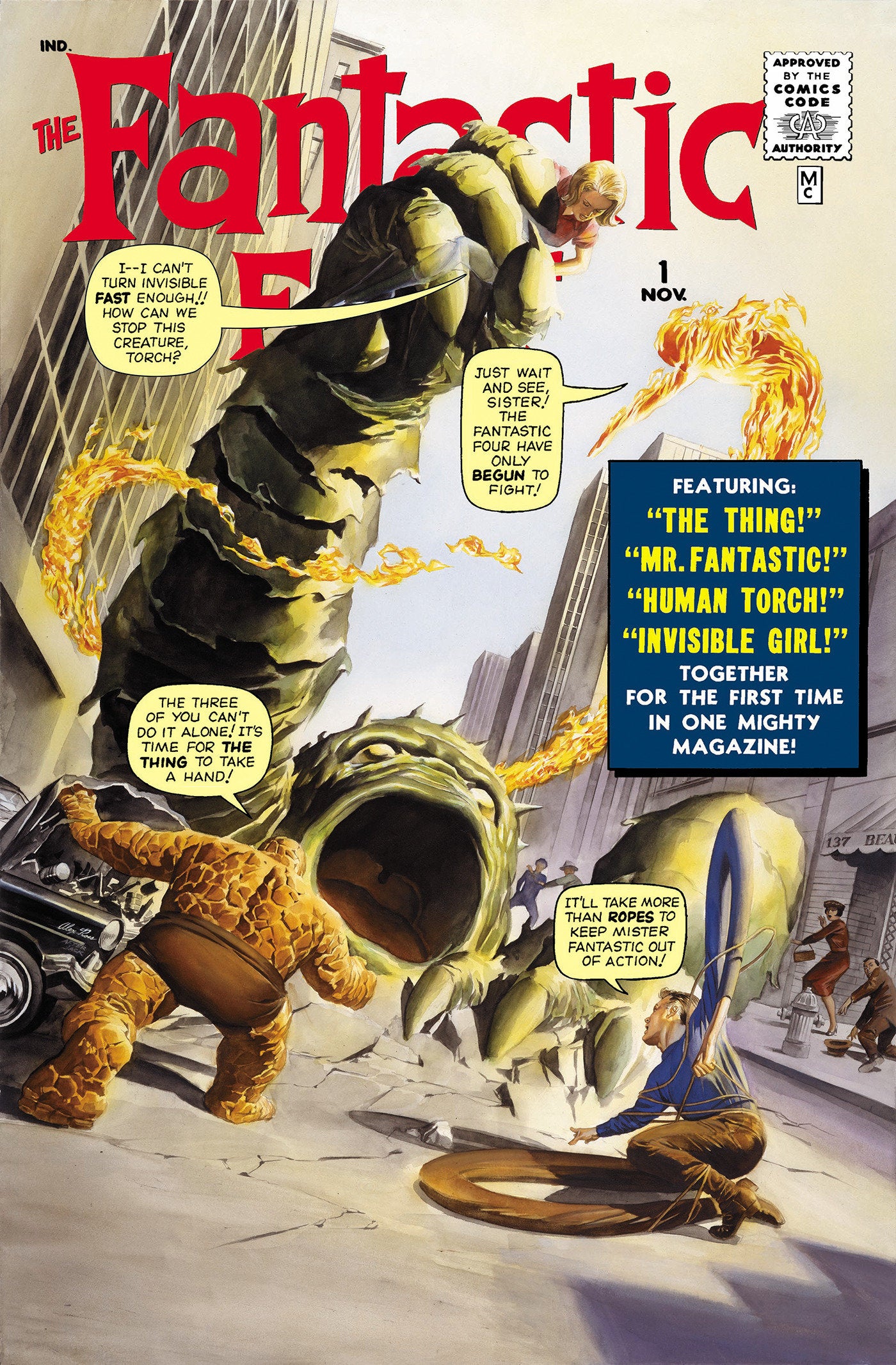 FANTASTIC FOUR #1 FACSIMILE EDITION ALEX ROSS VARIANT [NEW PRINTING 2]