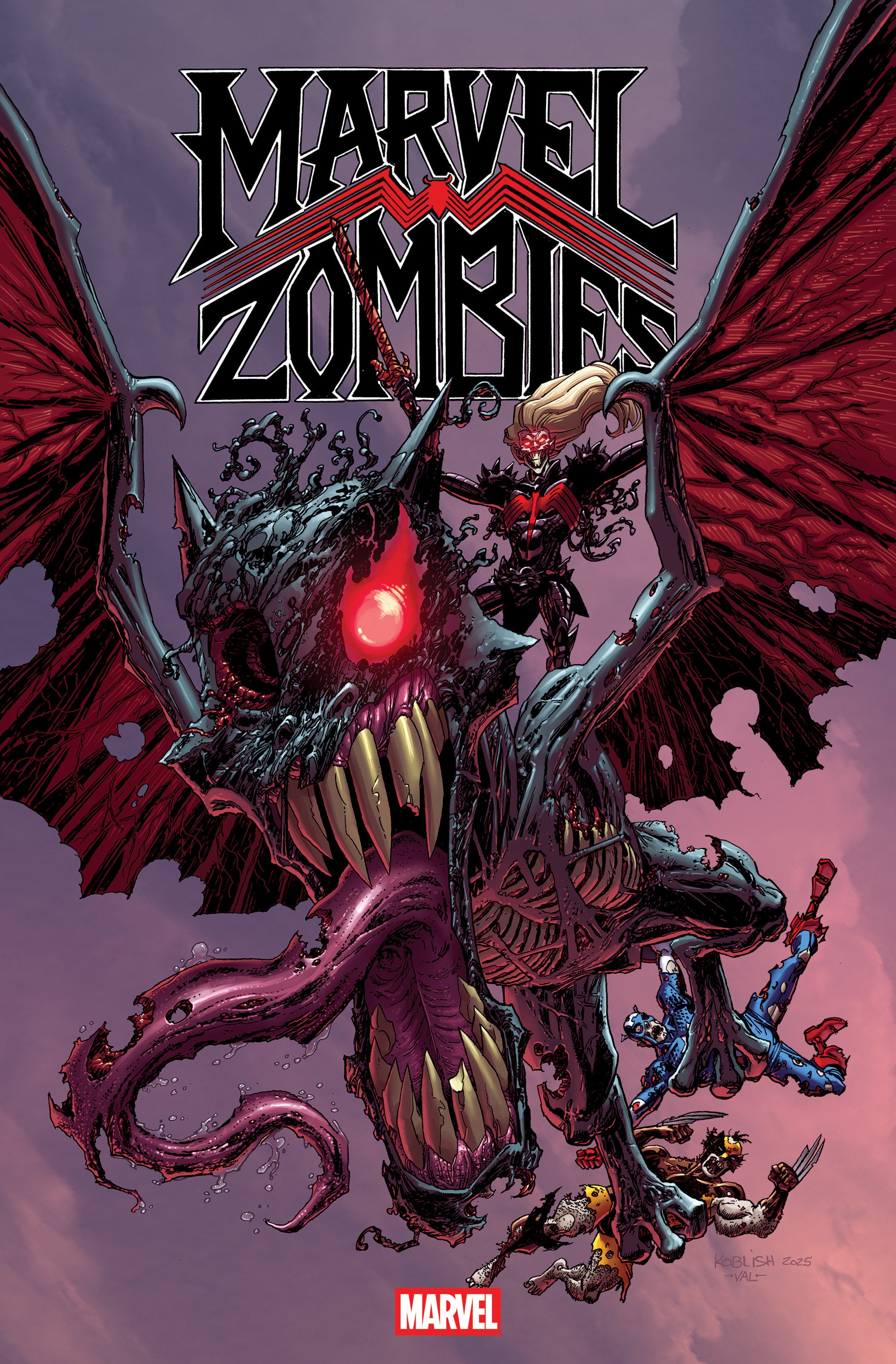 MARVEL ZOMBIES: RED BAND #5 SCOTT KOBLISH RETRO ZOMBIE VARIANT [POLYBAGGED]