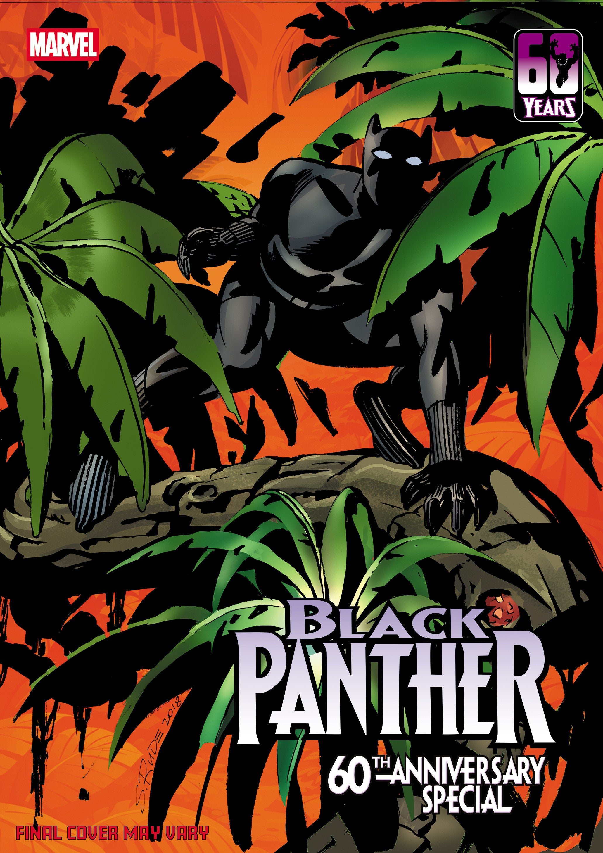 BLACK PANTHER 60TH ANNIVERSARY SPECIAL #1 STEVE RUDE VARIANT