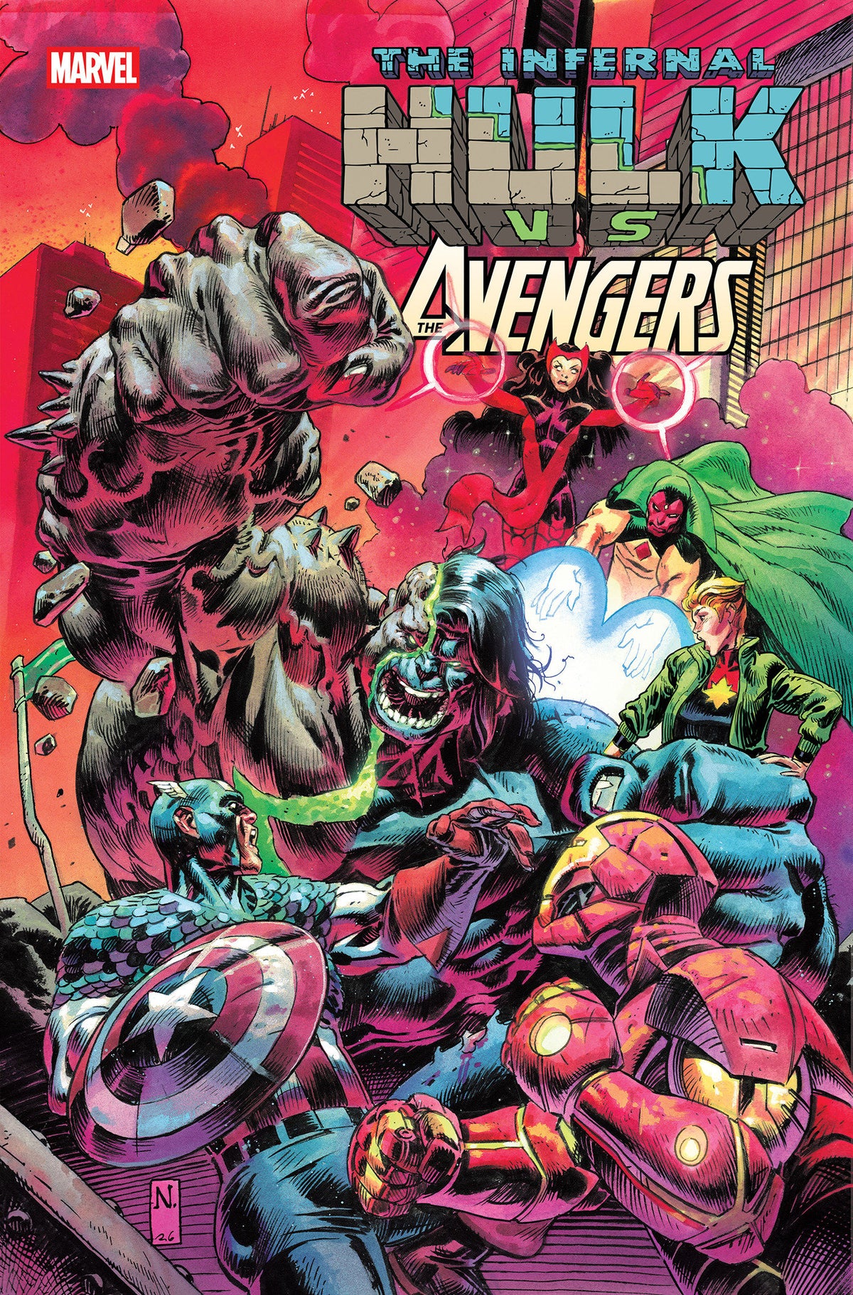INFERNAL HULK VS. AVENGERS #1 COVER A