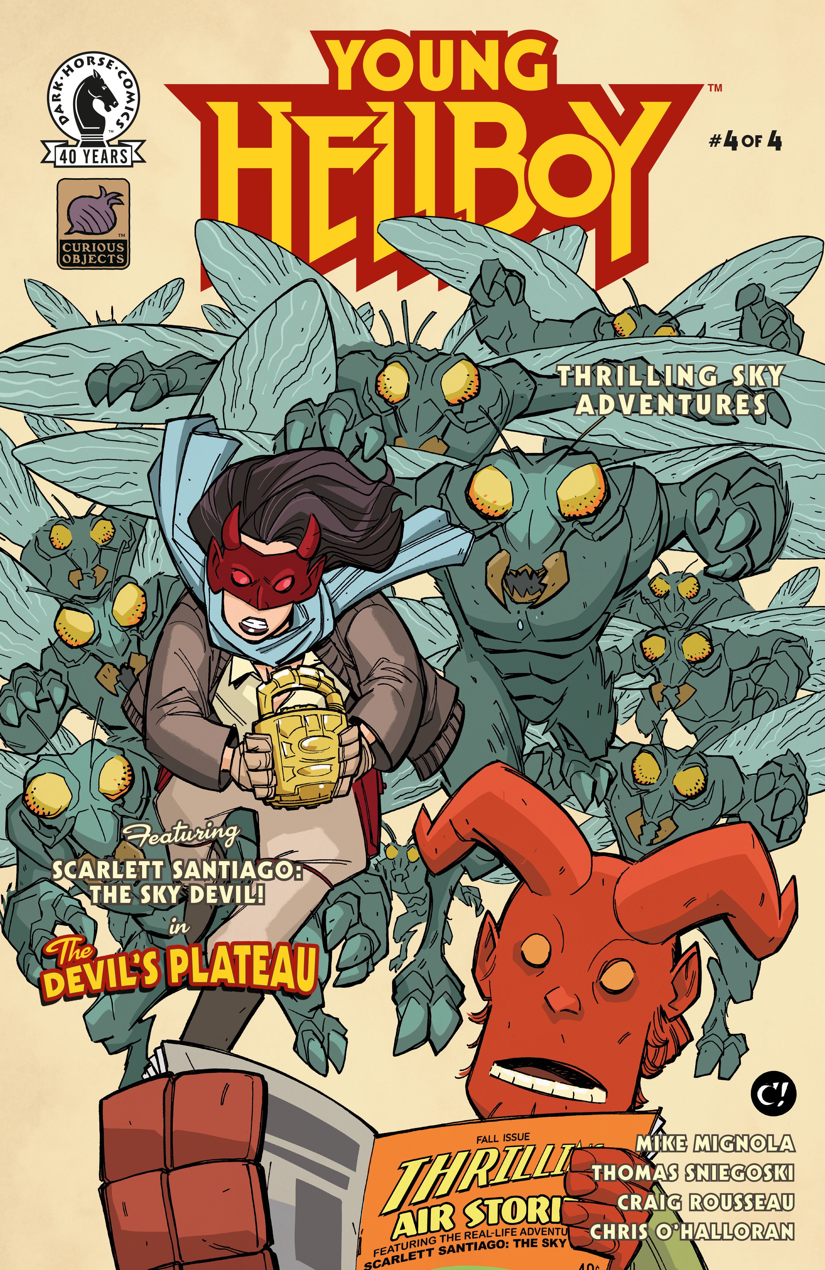 YOUNG HELLBOY: THRILLING SKY ADVENTURES #4 (CVR A) (CRAIG ROUSSEAU)
