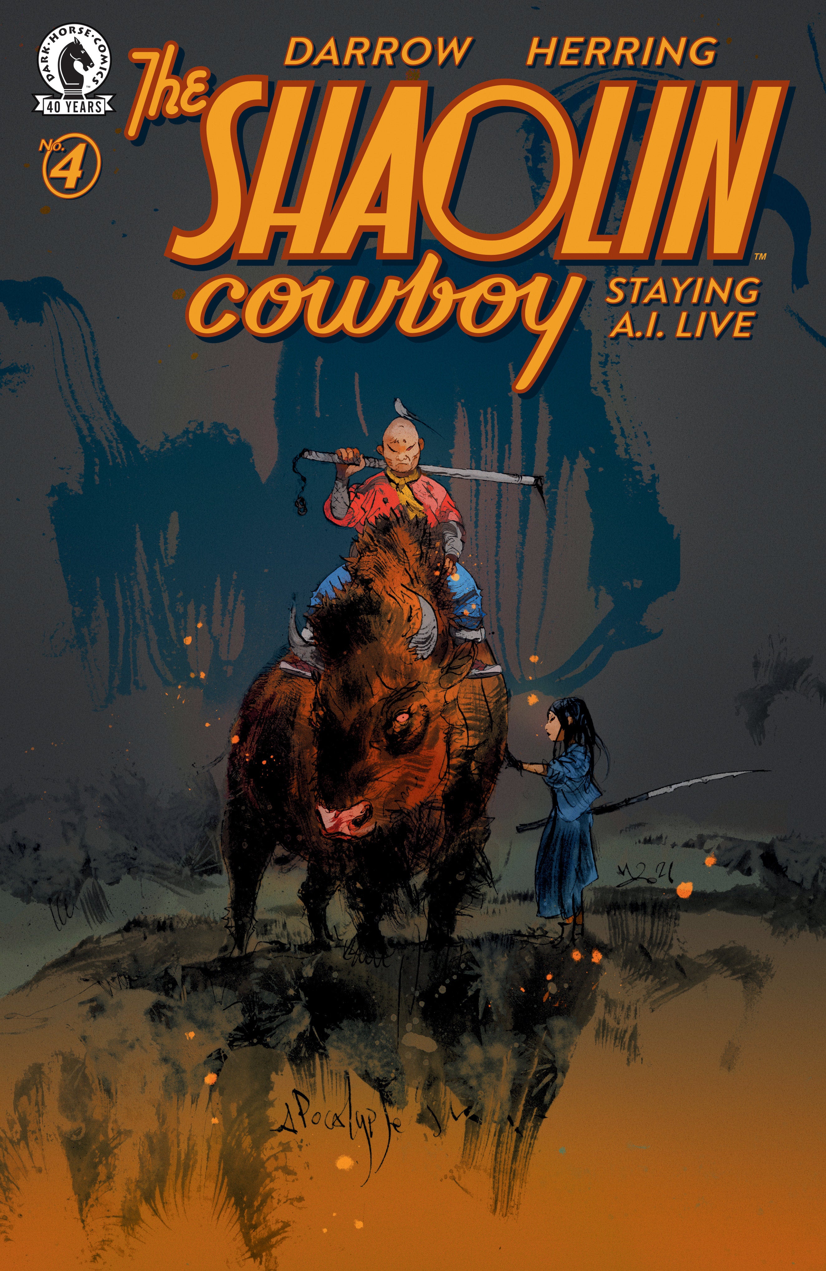 SHAOLIN COWBOY: STAYING A.I.LIVE #4 (CVR C) (NICOLAS NEMIRI)