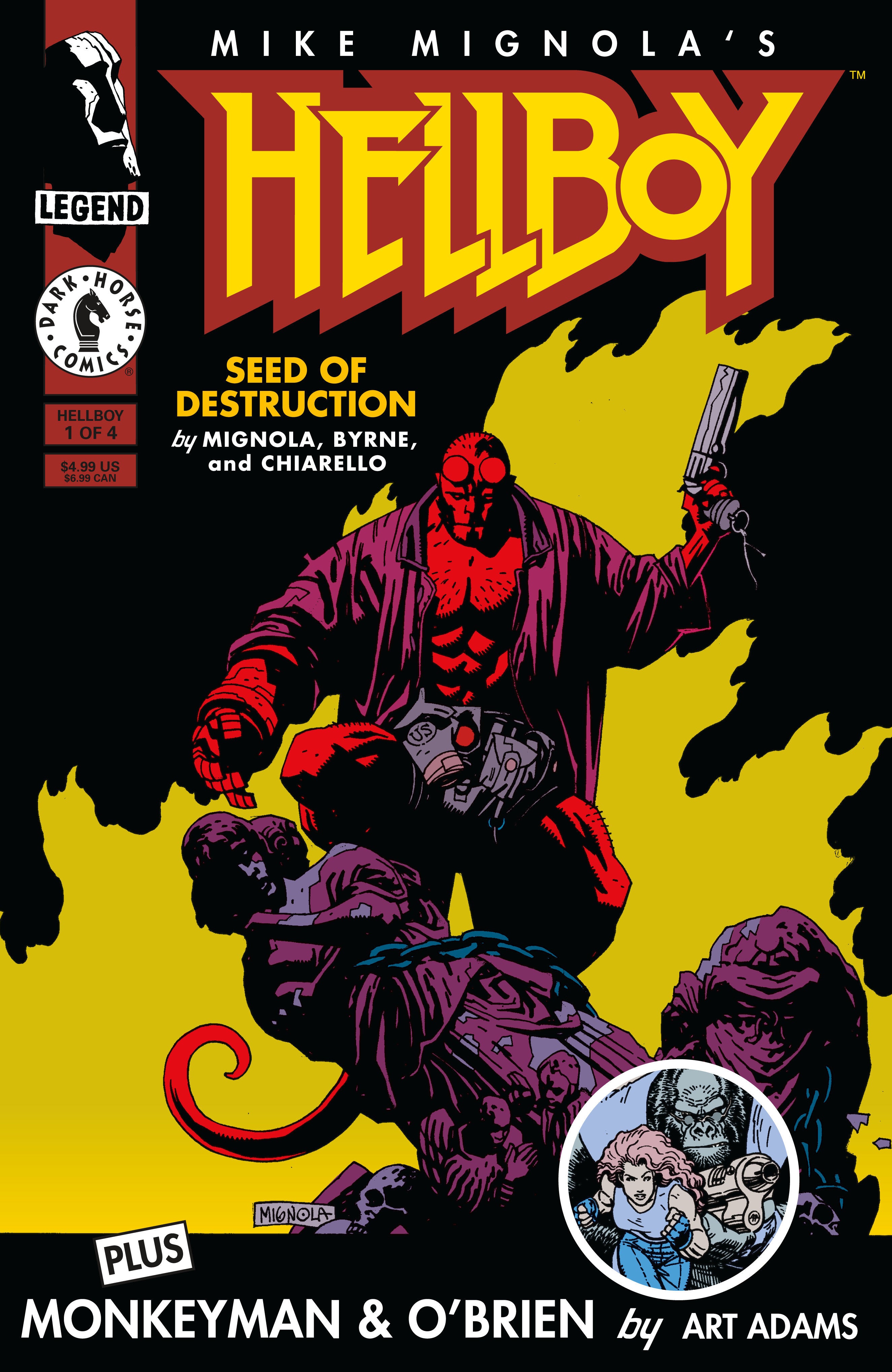 HELLBOY: SEED OF DESTRUCTION #1 (FACSIMILE REPRINT) (CVR A) (MIKE MIGNOLA)