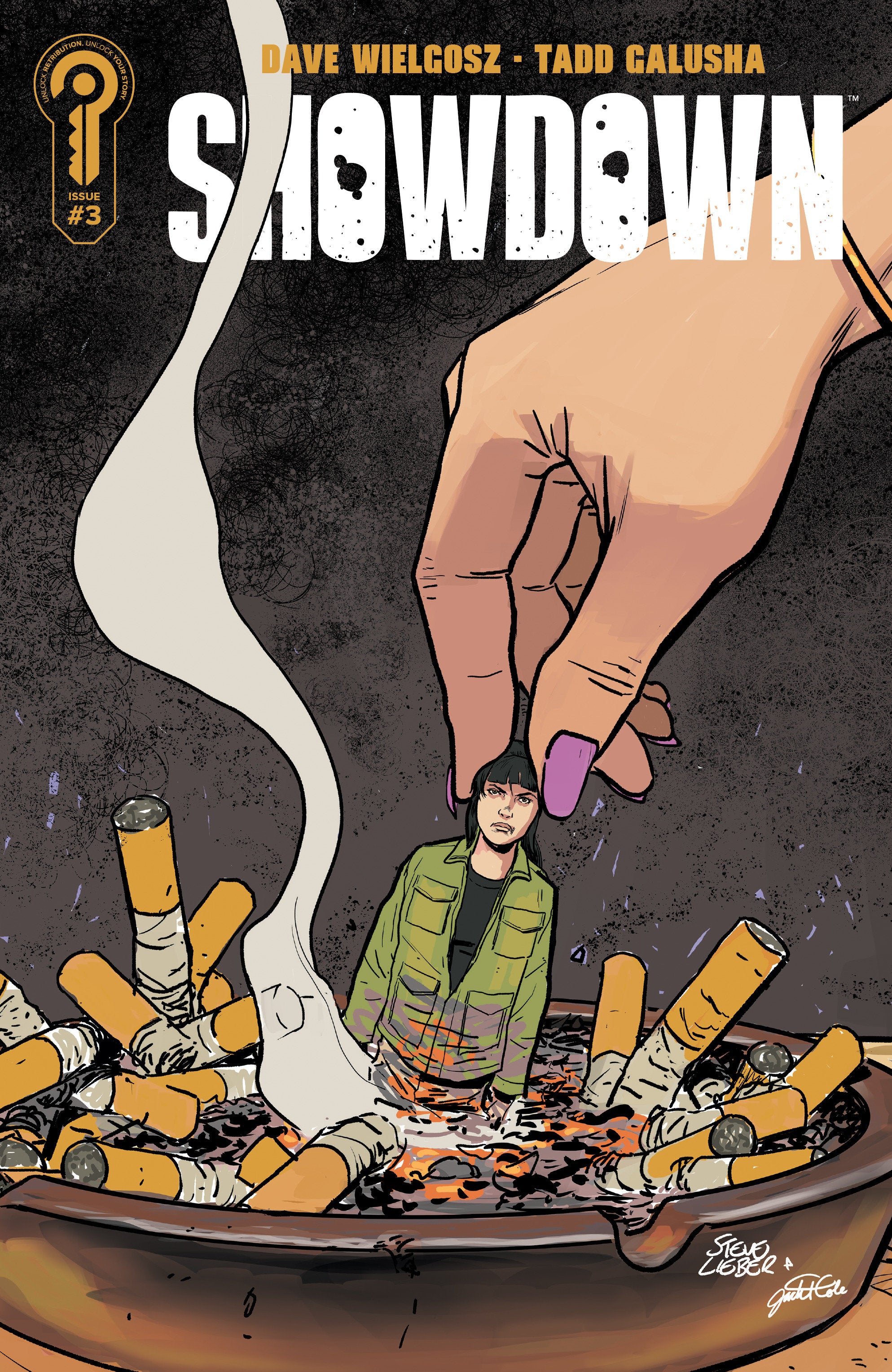 SHOWDOWN #3 COVER A STEVE LIEBER