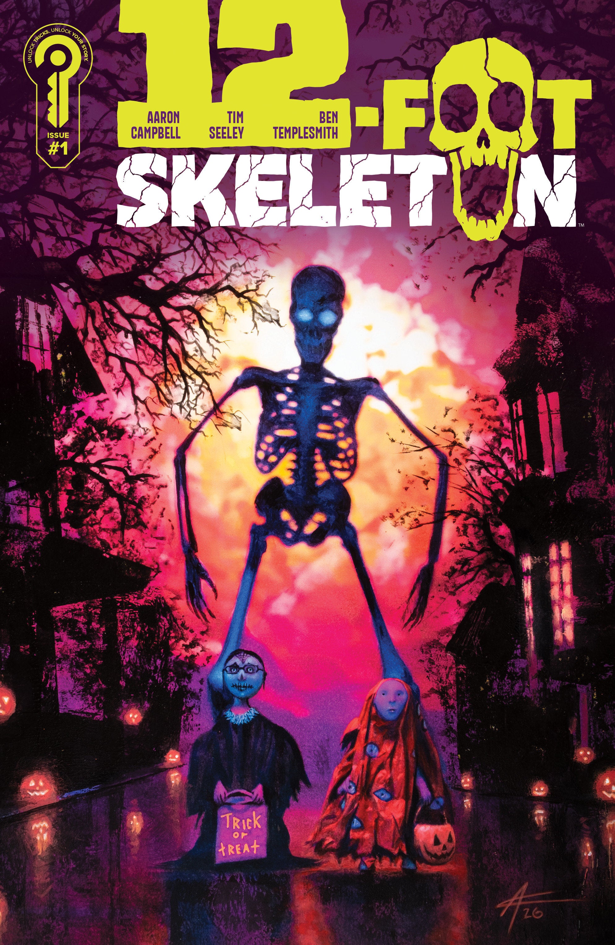 12-FOOT SKELETON #1 COVER B AARON CAMPBELL