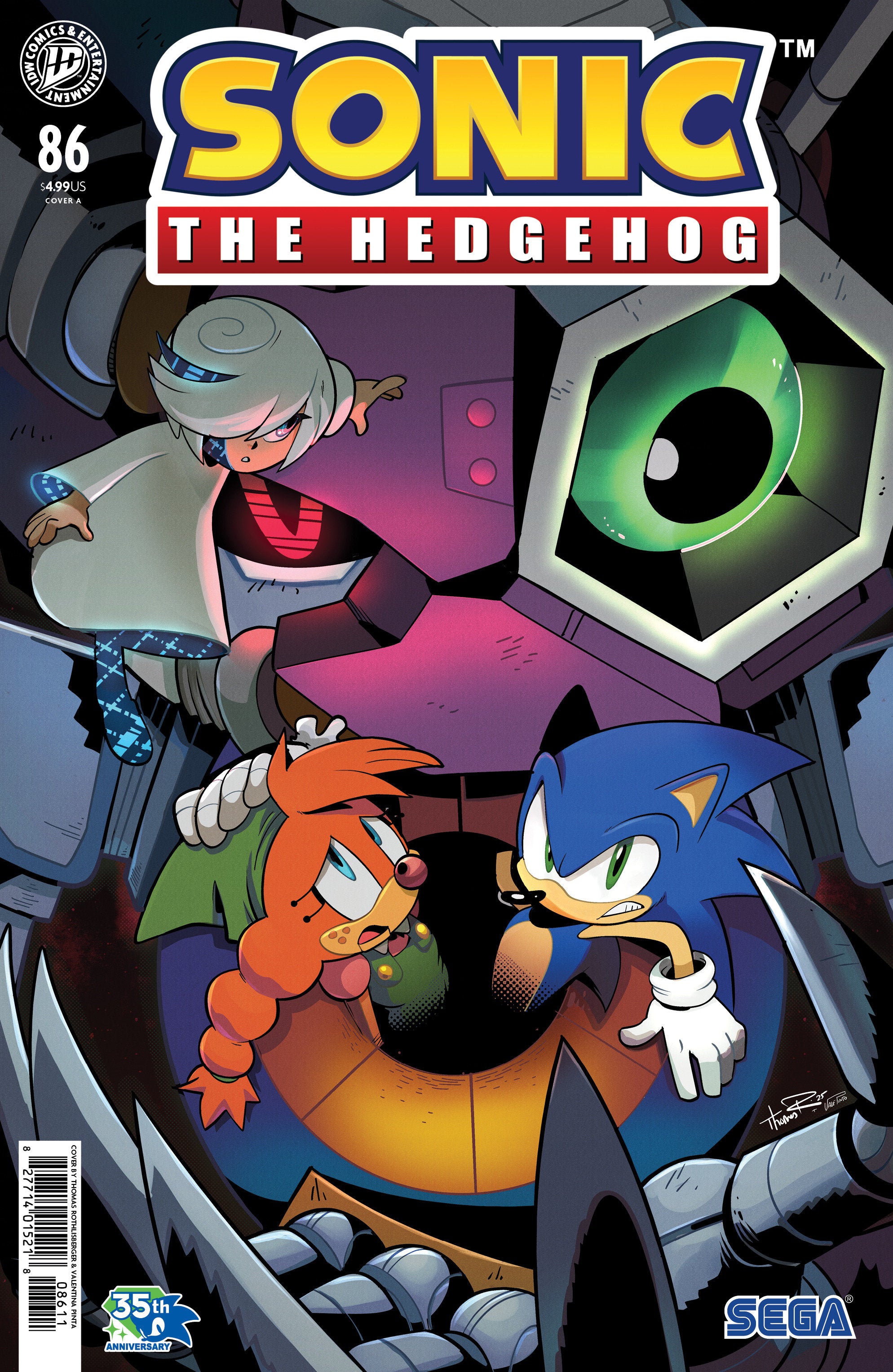 SONIC THE HEDGEHOG #86 COVER A (ROTHLISBERGER)