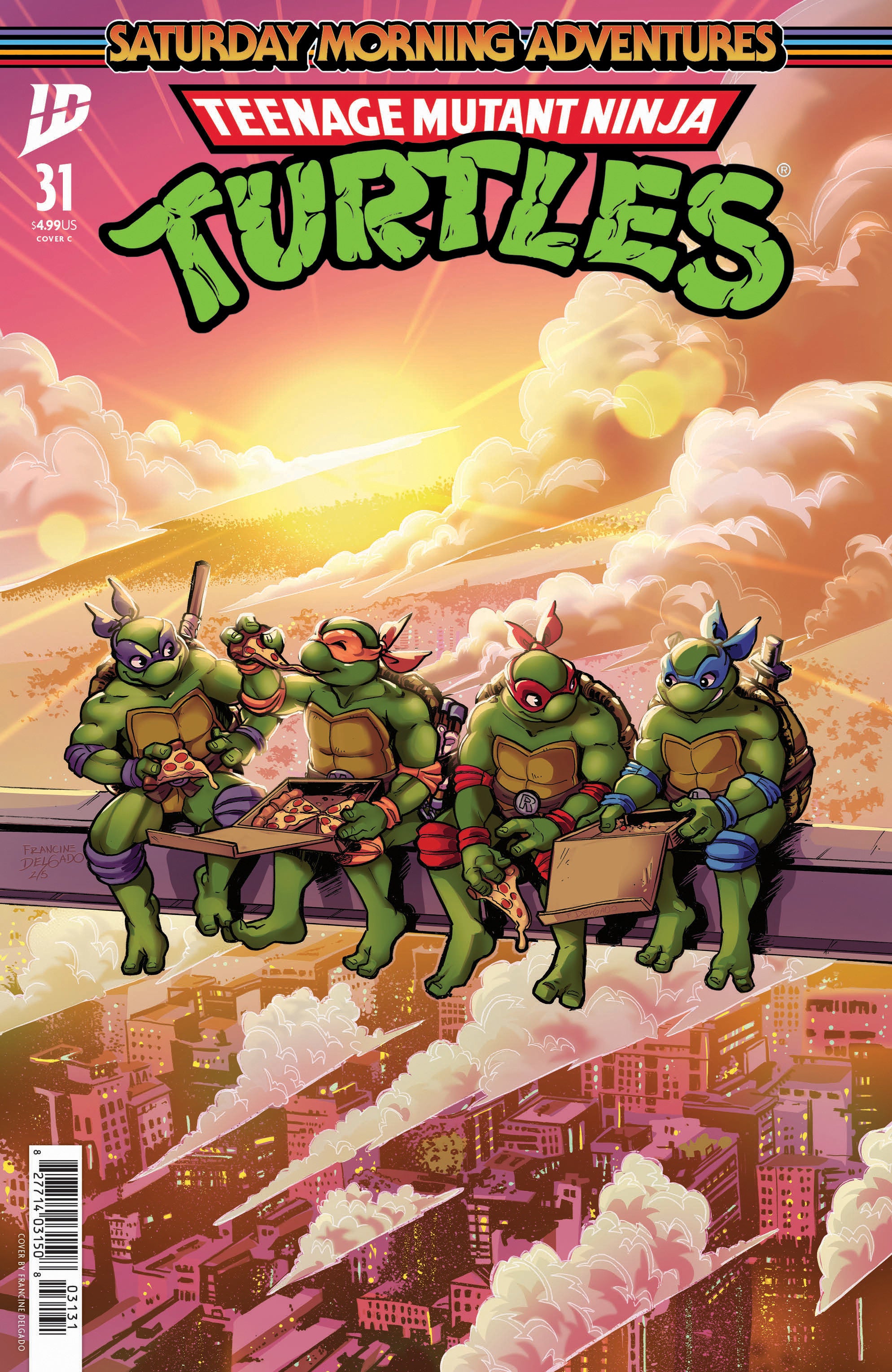 TEENAGE MUTANT NINJA TURTLES: SATURDAY MORNING ADVENTURES #31 VARIANT C (DELGADO)