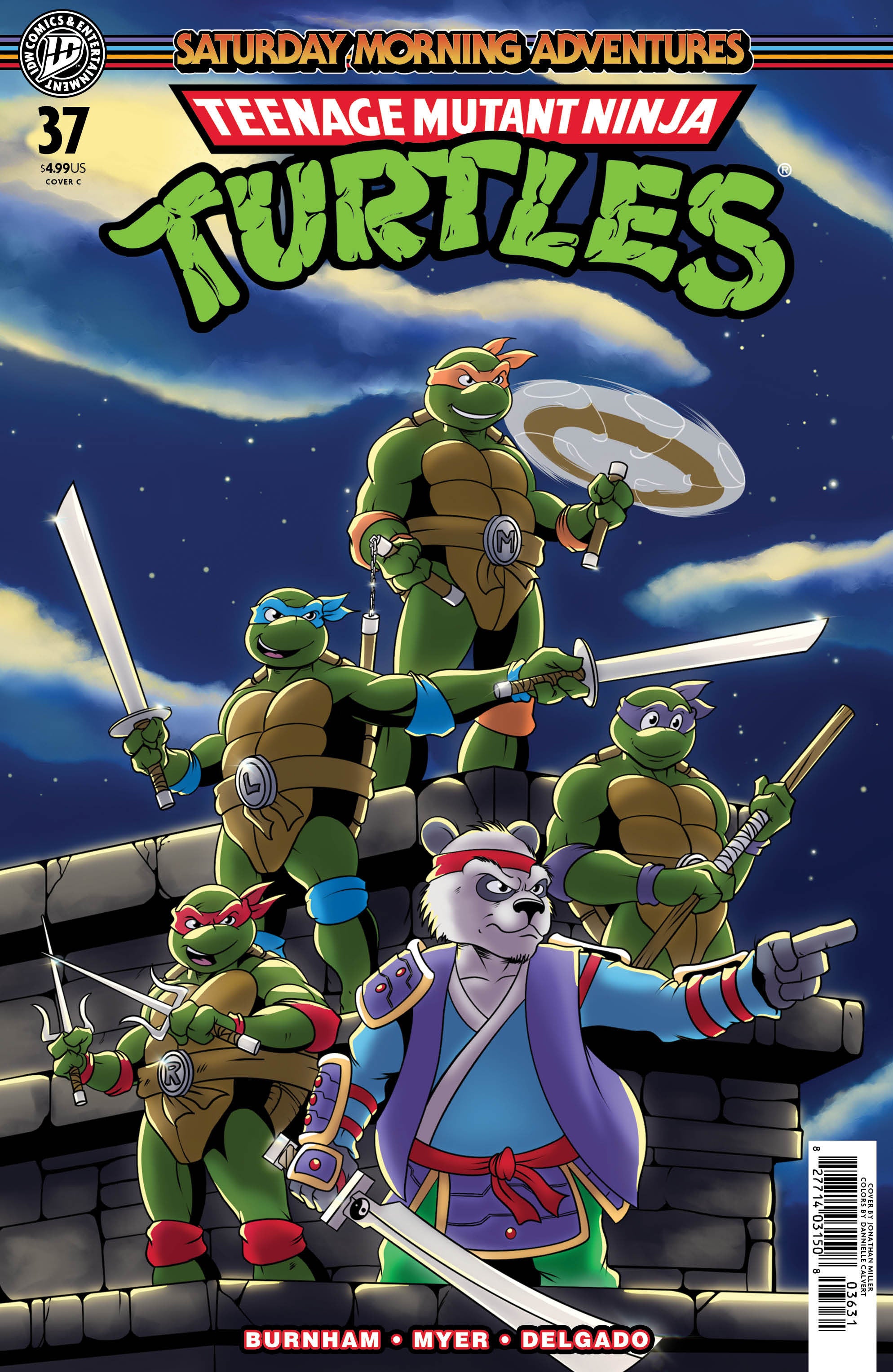 TEENAGE MUTANT NINJA TURTLES: SATURDAY MORNING ADVENTURES #37 VARIANT C (MILLER)